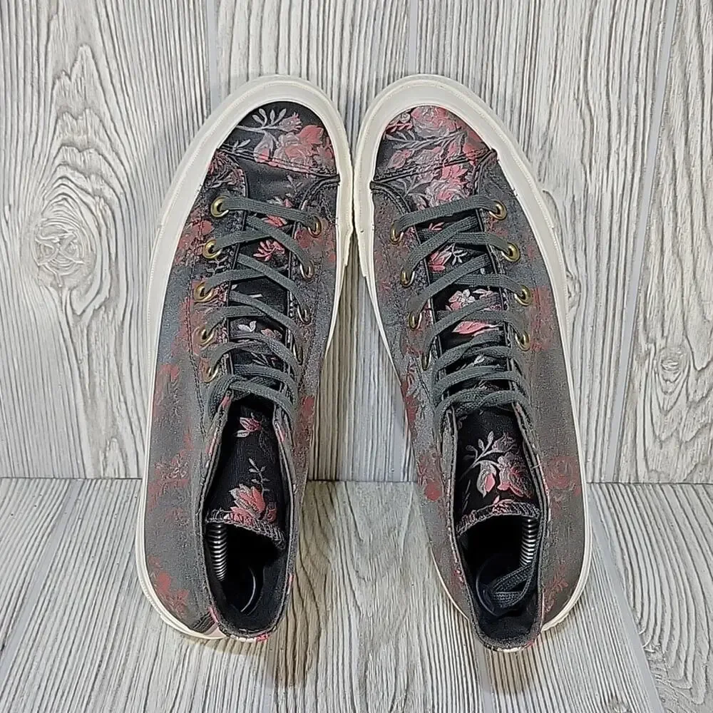 Converse Chuck Taylor All-Star Parkway Floral High Top Lugged Soles Womens 8.5